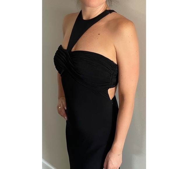 Jovani Midi Dress Black - Picture 2 of 4